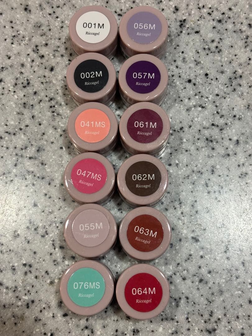 リッカジェル カラージェル　中古のみ　88個　希望者見本付