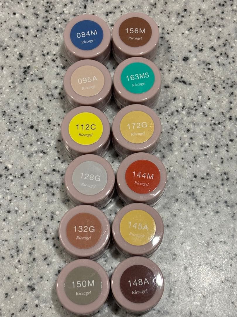 リッカジェル カラージェル　中古のみ　88個　希望者見本付