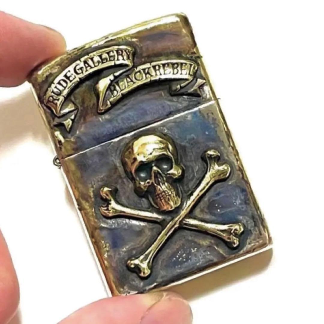 半額以下 ‼︎ ◆ルードギャラリー×カオスデザイン ◆ジッポライター　38500円