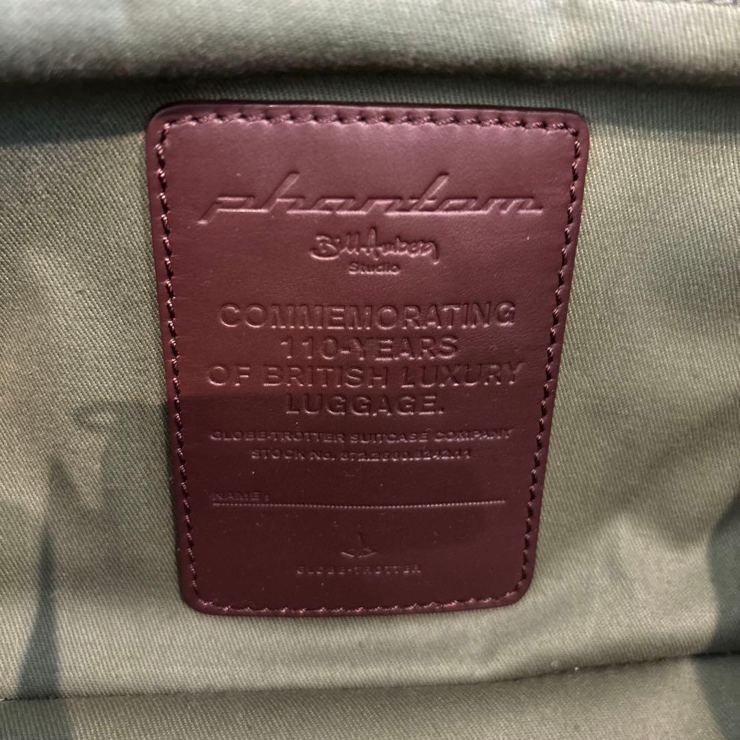 グローブトロッター ビルアンバーグ PHANTOM ボストンバッグ 110周年