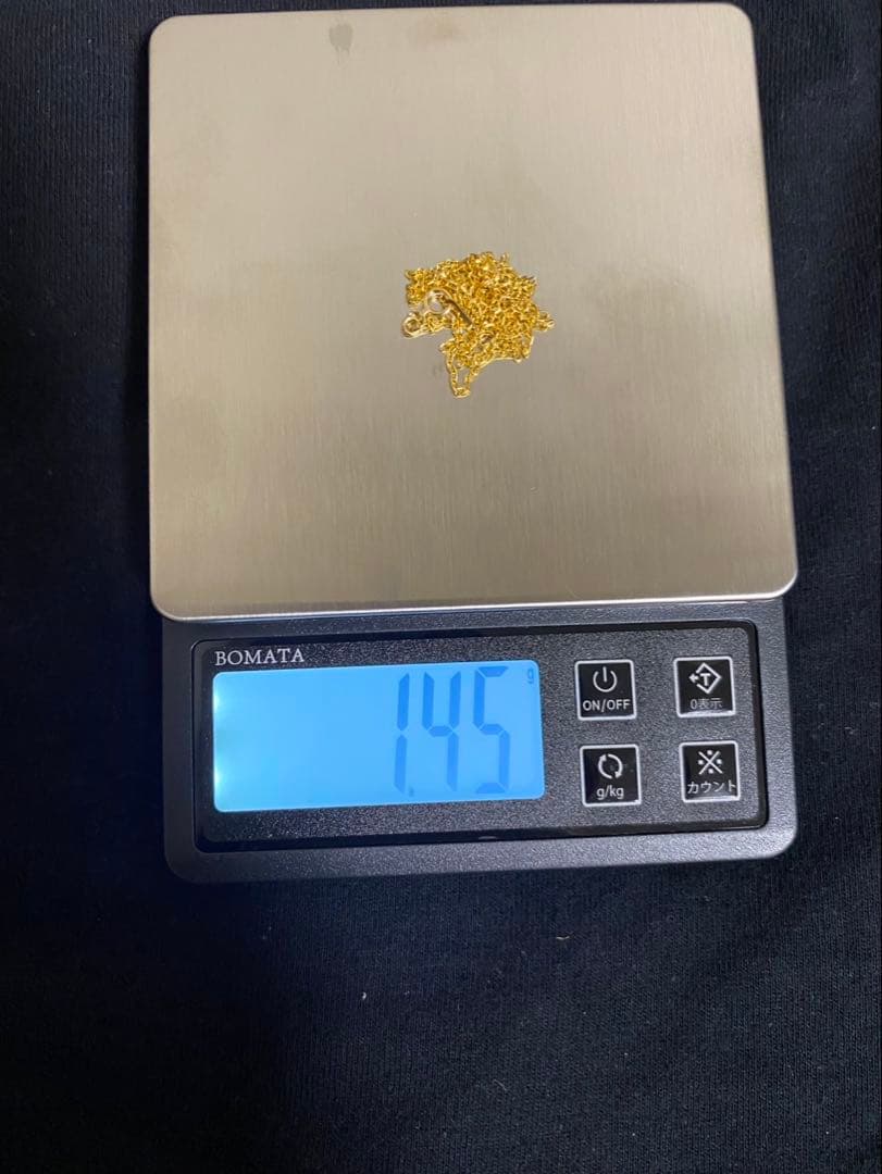 K18 刻印付き　ネックレス