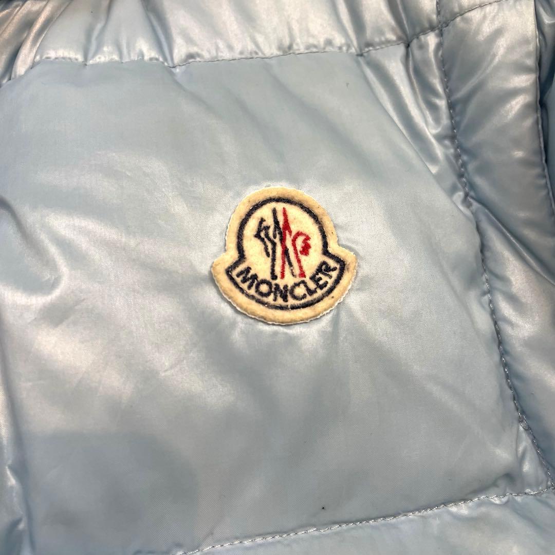 MONCLER モンクレール 2WAY ダウンジャケット ブルー 袖着脱可能