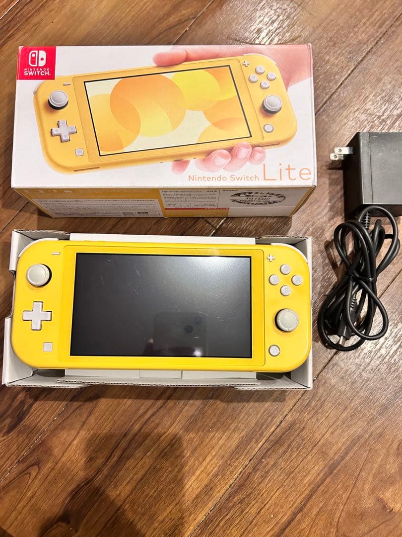 【動作確認済み】Nintendo Switch Lite イエロー 充電器付き