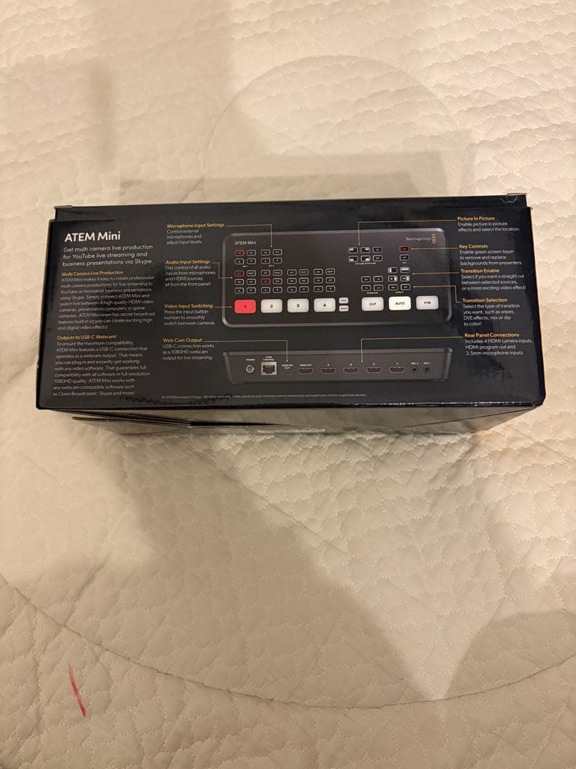 [箱付属品]Blackmagic Design ATEM Mini スイッチャー