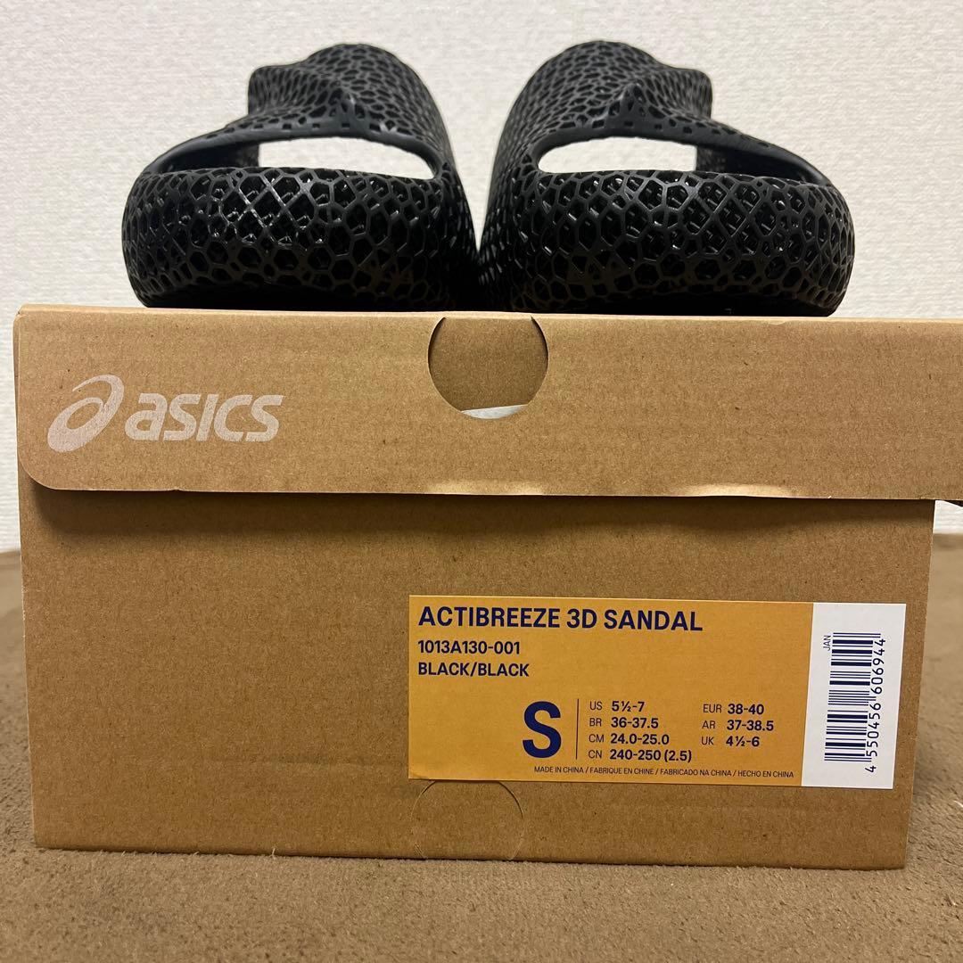 asics ACTIBREEZE 3D SANDAL ブラック Sサイズ