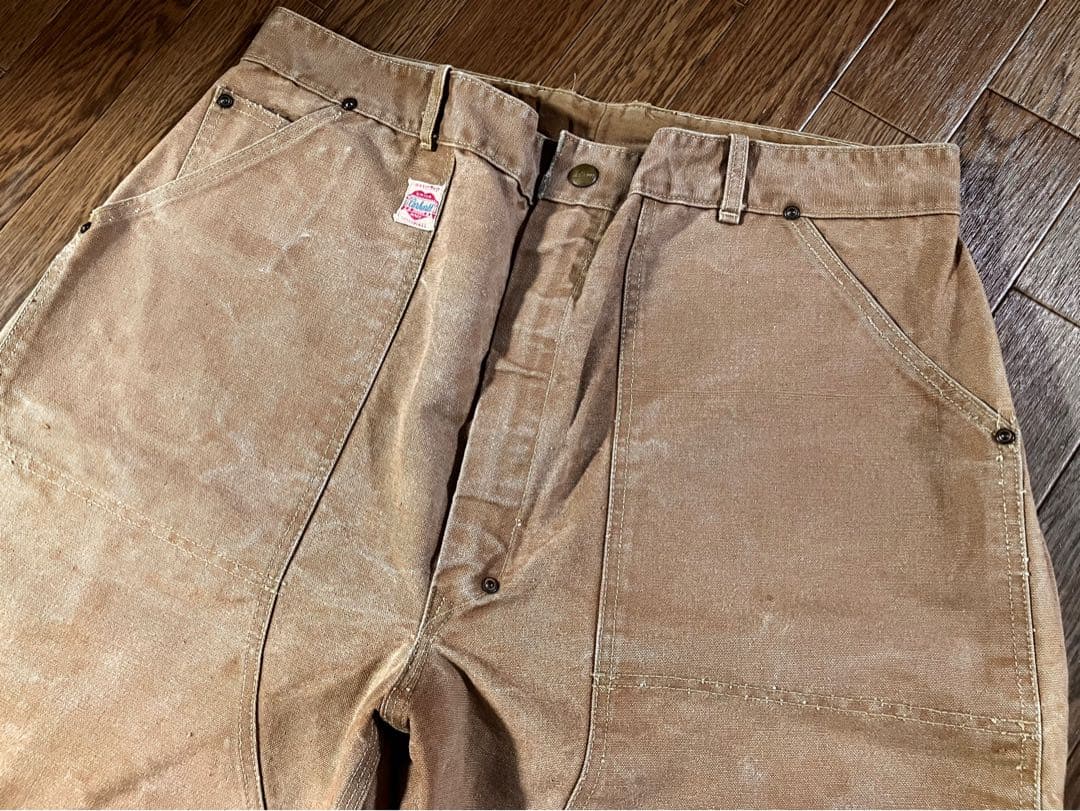 40s-50s カーハート ハートタグ ダブルニー ダックパンツ 38インチ
