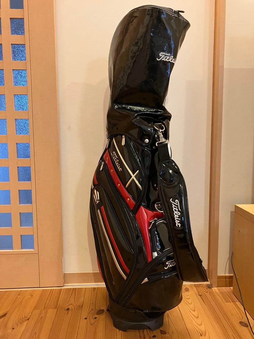 Titleist/タイトリスト エナメル キャディバッグ9.5型