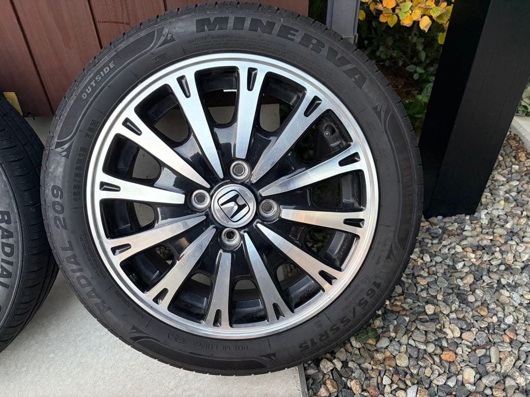 NBox 純正タイヤホイール4本セット　NWGN N/ NOne等　ミネルバ