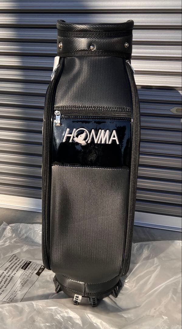 HONMA キャディバッグ ブラック/ホワイト