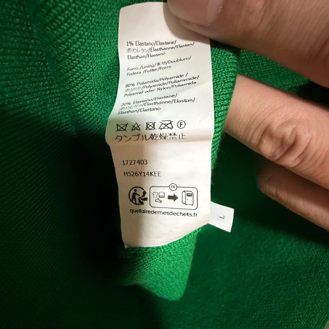 2回のみ着用美品LOEWE グリーン ニットセーター