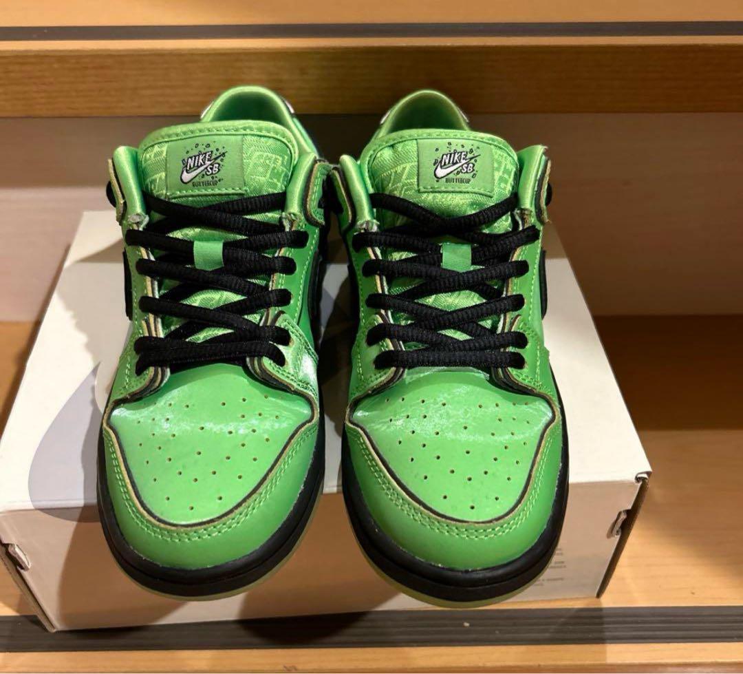 パワーパフガールズ ナイキ SB PS ダンク ロー プロ QS バターカップ