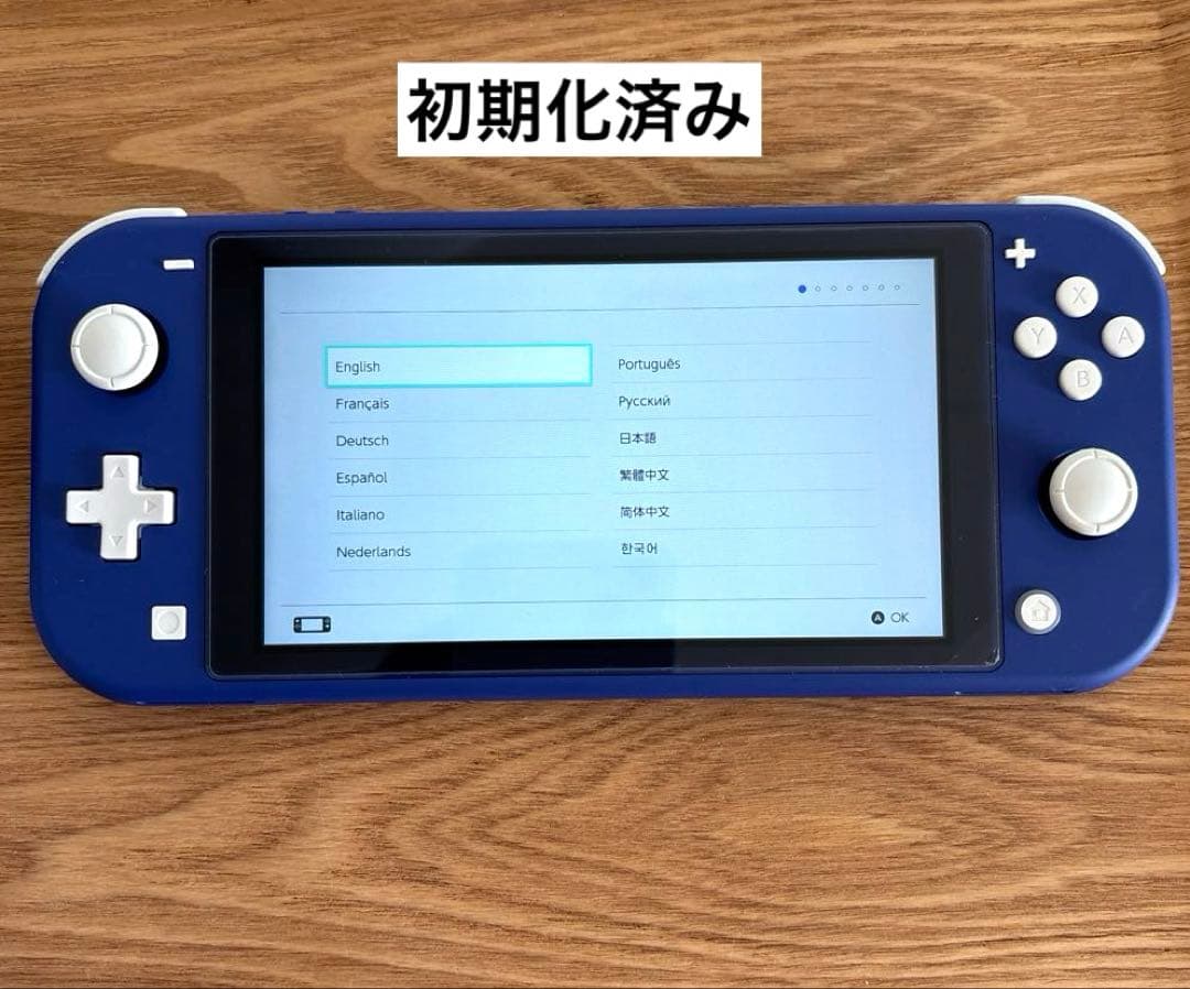 【64GBカード・電源・カバー・保護フィルム・箱付き】ニンテンドースイッチライト