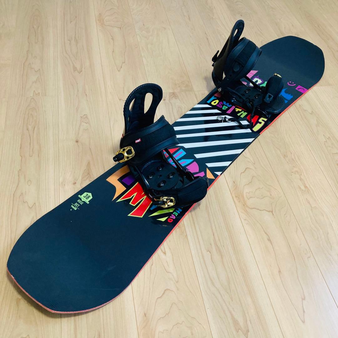 HEAD ROSE 138㎝×良品HEAD size S BURTONカバー付