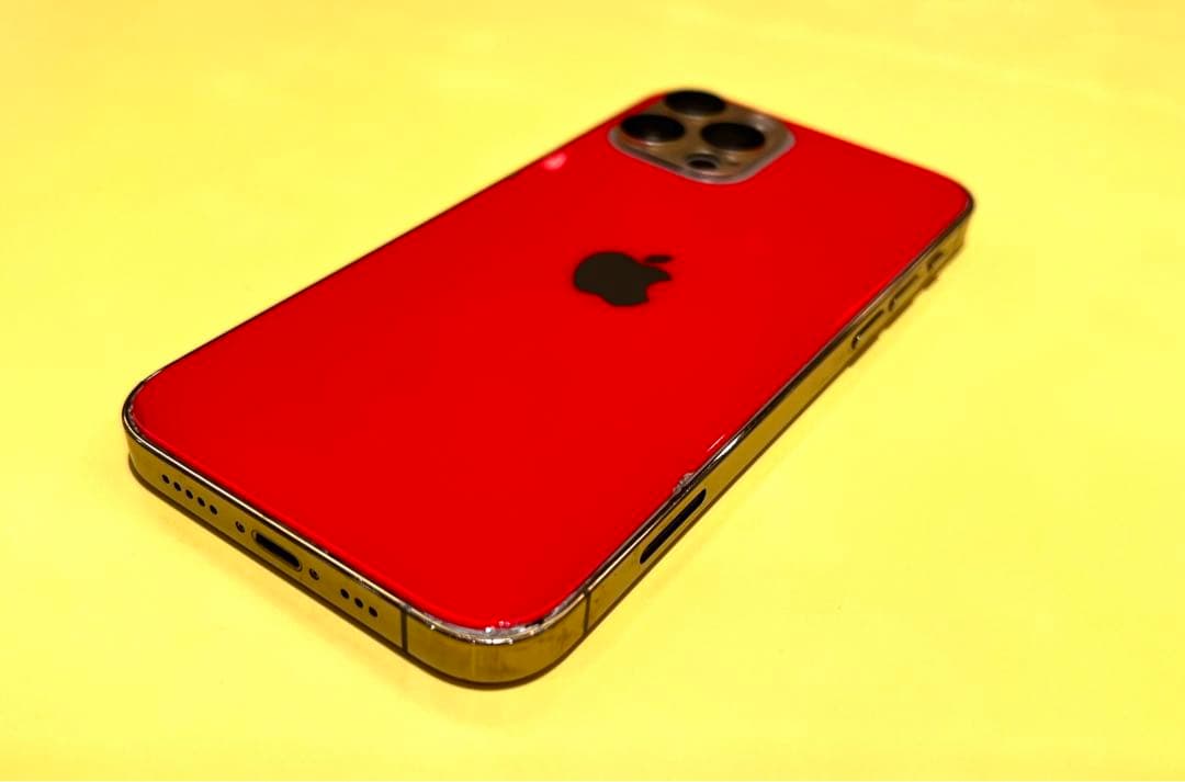 iPhone pro12 レッド 256GB カスタム 香港仕様