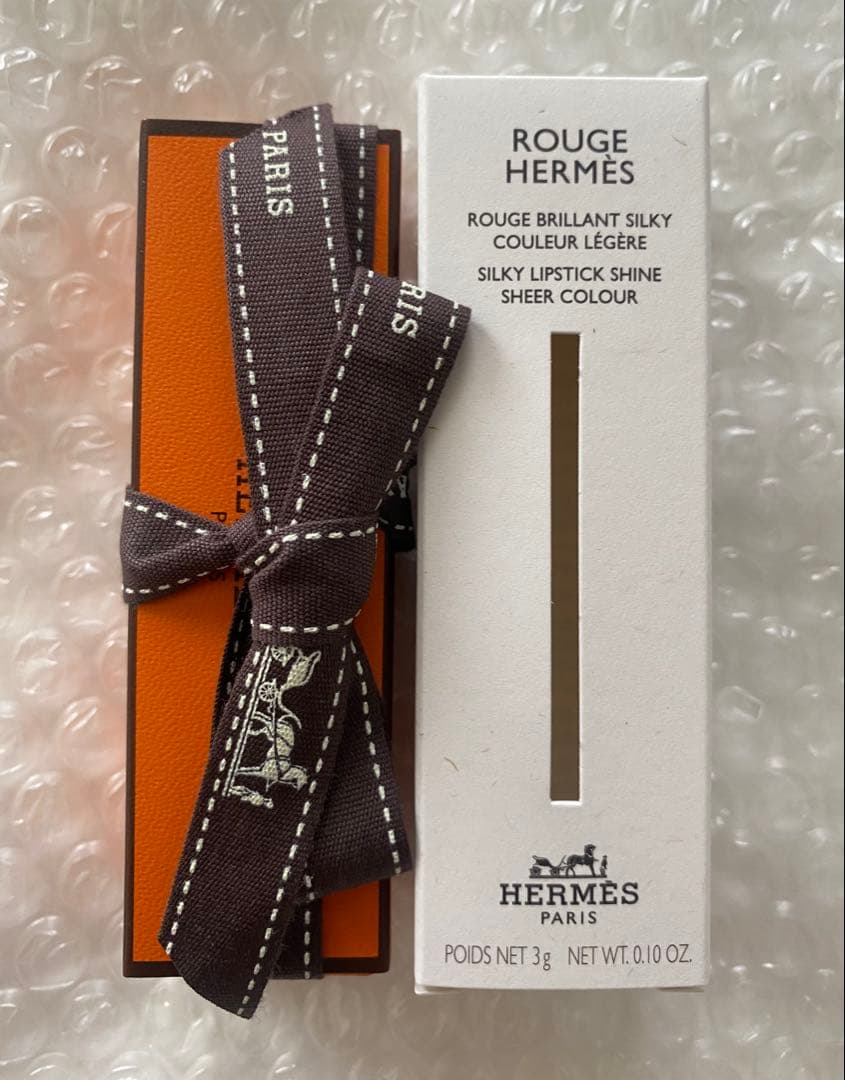 エルメス　口紅　ルージュエルメス　シルキーリップスティック　シャイン　ベージュ