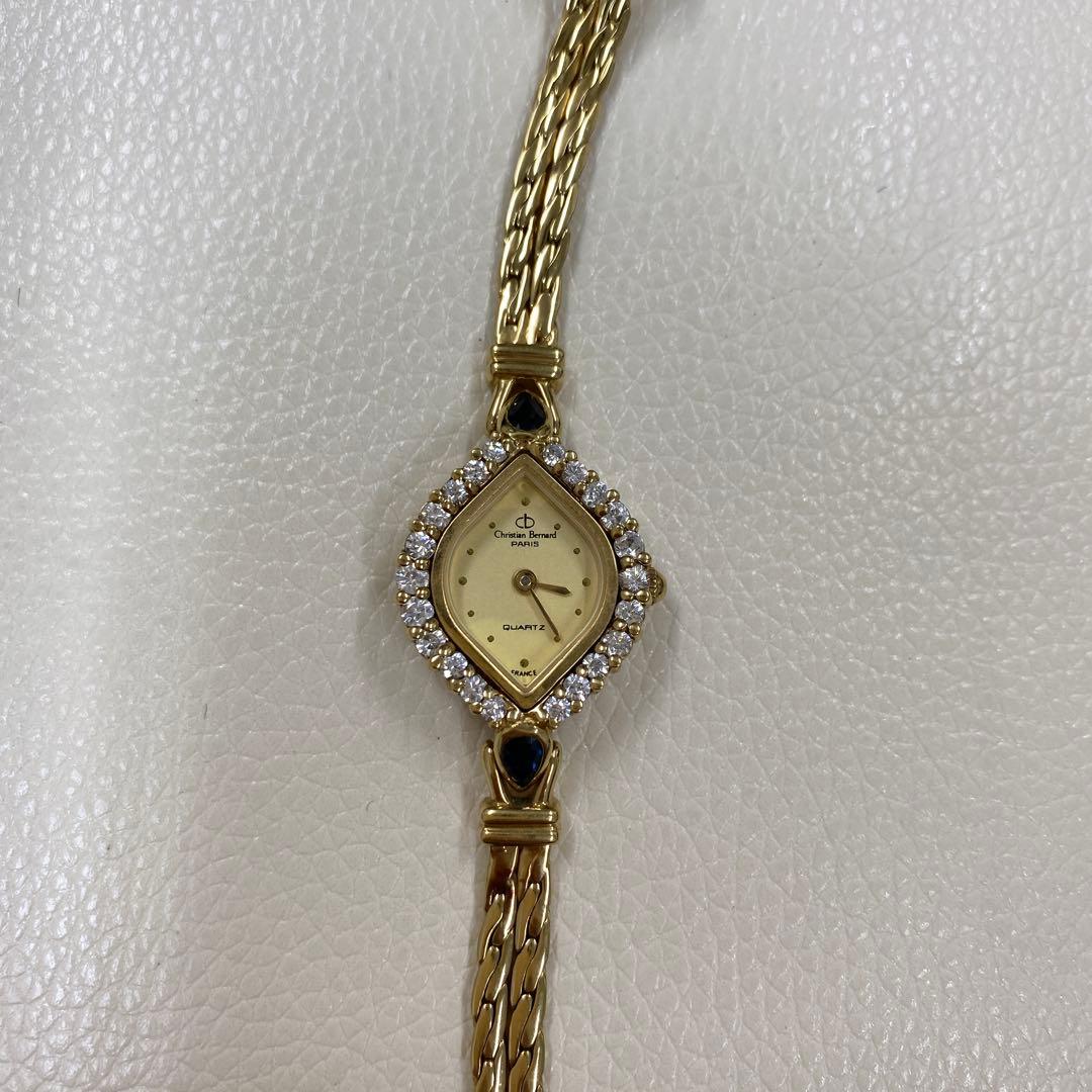 美品　クリスチャンベルナール時計　レディース