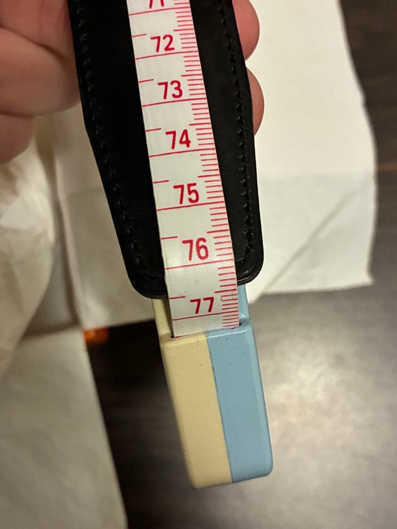 HERMES ブラウンレザーベルト 77cm