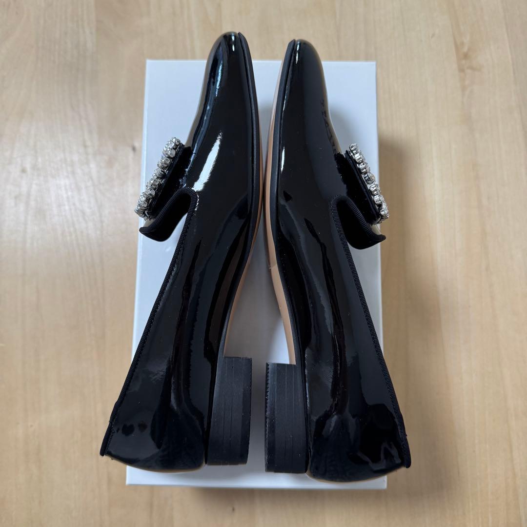 ピッピシックビジューオペラローファー　トゥモローランド パンプス　エナメル　37