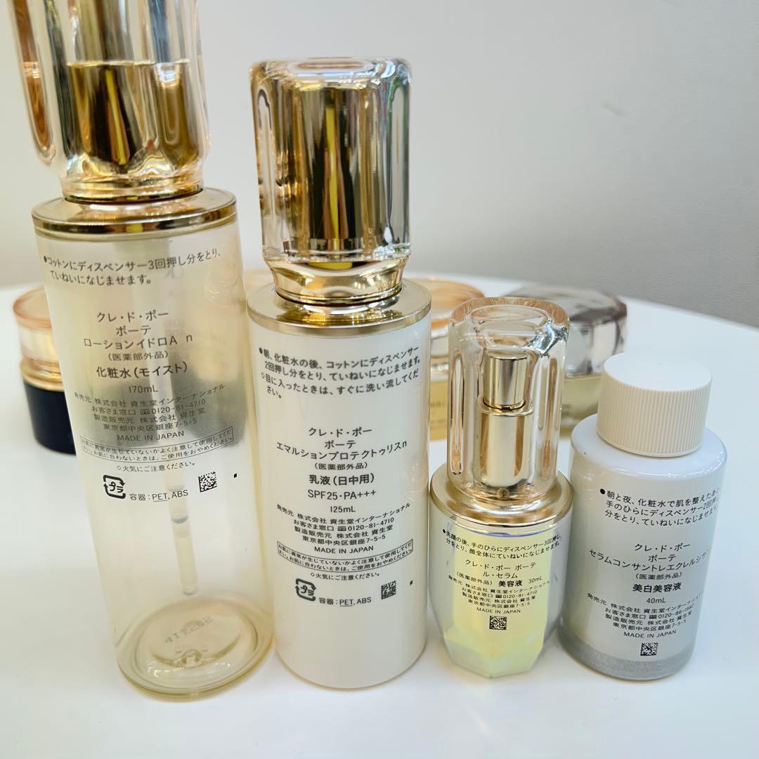 【クレ・ド・ポー ボーテ】空容器 8点セット【美容液 空瓶】クレドポー
