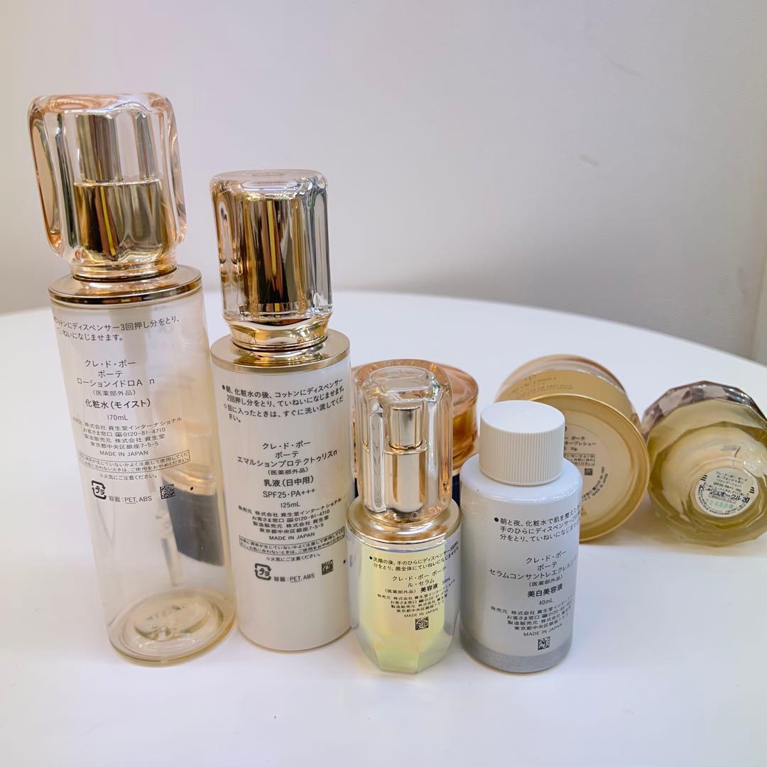 【クレ・ド・ポー ボーテ】空容器 8点セット【美容液 空瓶】クレドポー