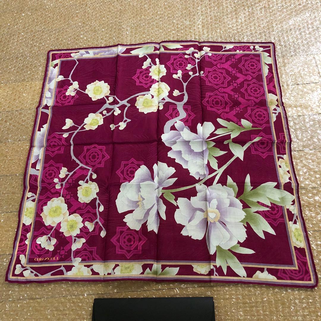 will様おまとめリクエスト3出品より合計4枚レオナールハンカチ 新品未使用