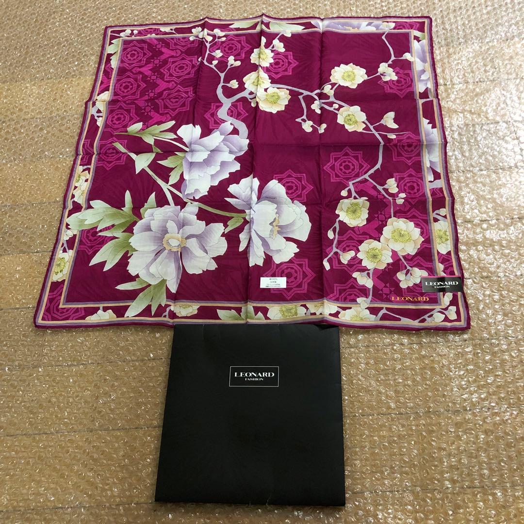 will様おまとめリクエスト3出品より合計4枚レオナールハンカチ 新品未使用