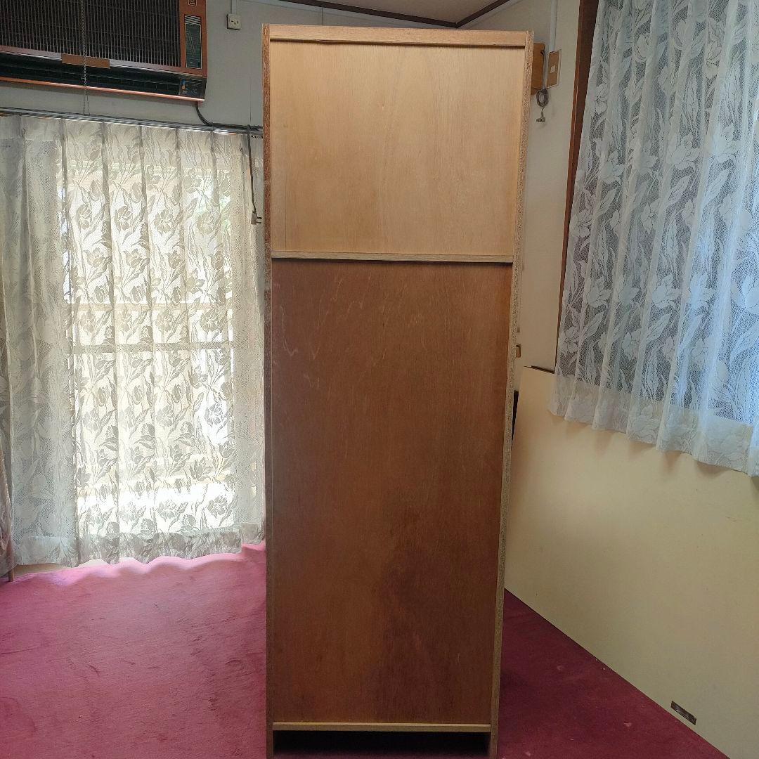 ロッカータンス　洋服ダンス　クローゼット　2扉観音開き　2段　 小型