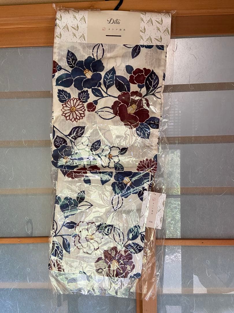 Dita 花柄 浴衣&浴衣帯&下駄 新品