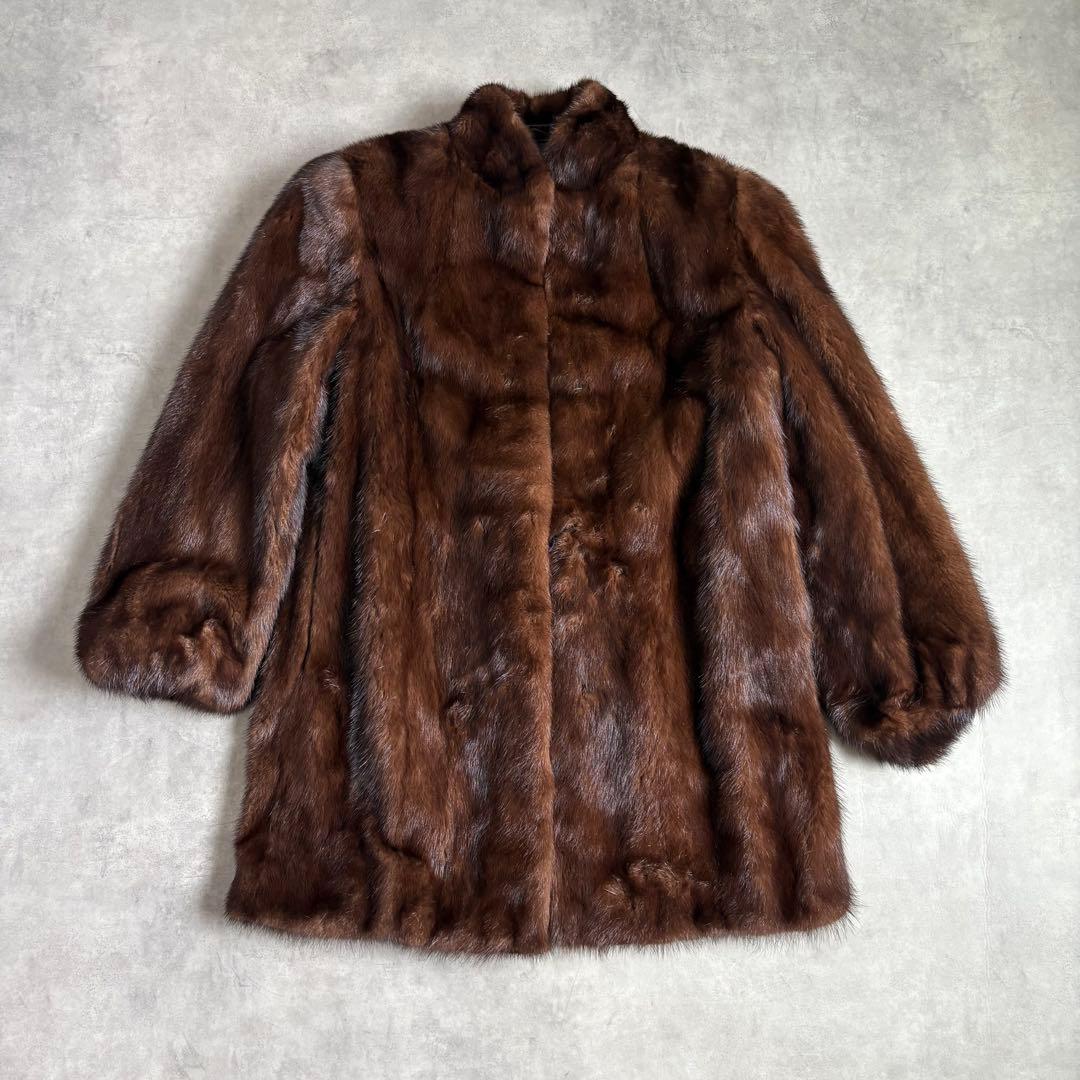 mink fur coat vintage ミンク リアルファー 高級 11号