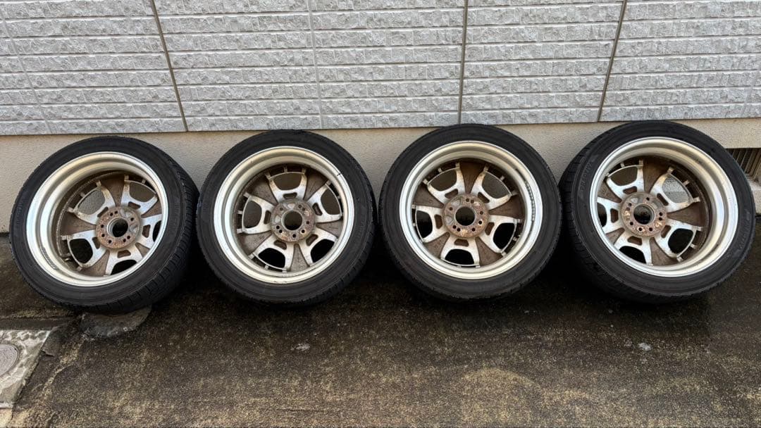 ② work ユーロライン ディッシュ 17インチ ホイール 4本セット2本目