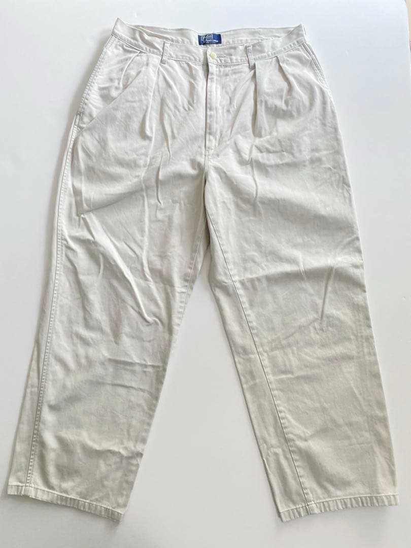 USA製 ポロラルフローレン ポロチノ 初期型 アンドリュー ツータック