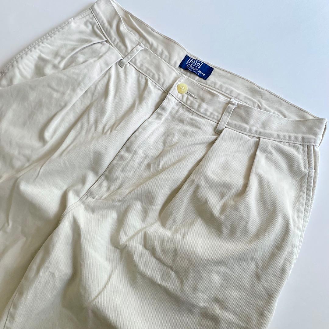 USA製 ポロラルフローレン ポロチノ 初期型 アンドリュー ツータック