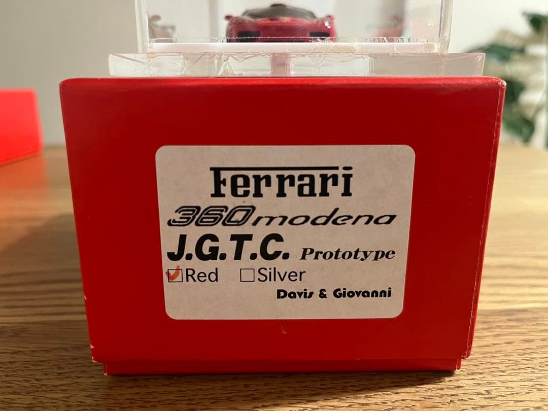 D&G 1/43 フェラーリ360 modena J.G.T.C. Red