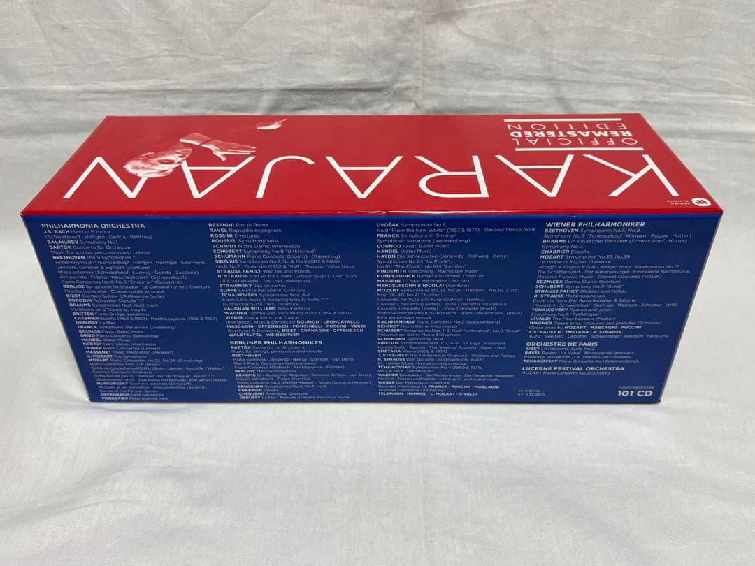 クラシック KARAJANOFFICIAL REMASTERED EDITION 101CD