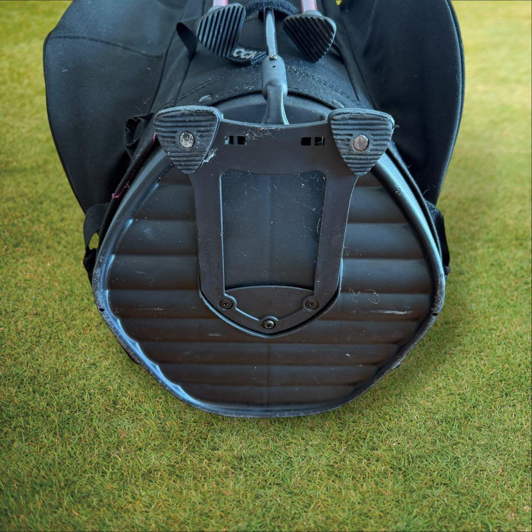 ブリーフィング　キャディバッグ　黒　ブラック　ショルダー式　スタンド式　軽量