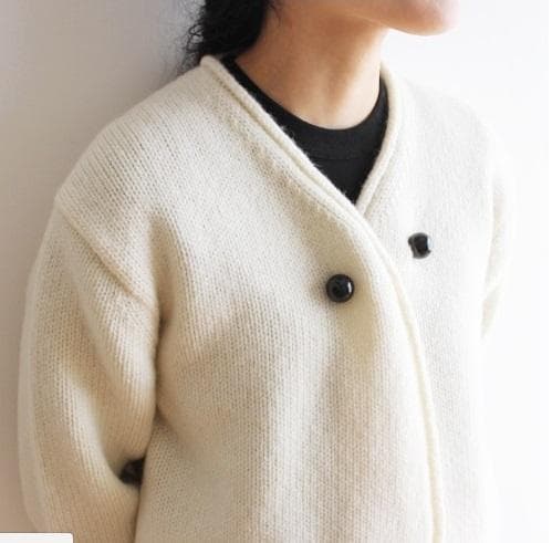 3.5万　dantan degas ダンタン　ニットカーディガン　ドガ ダンタン