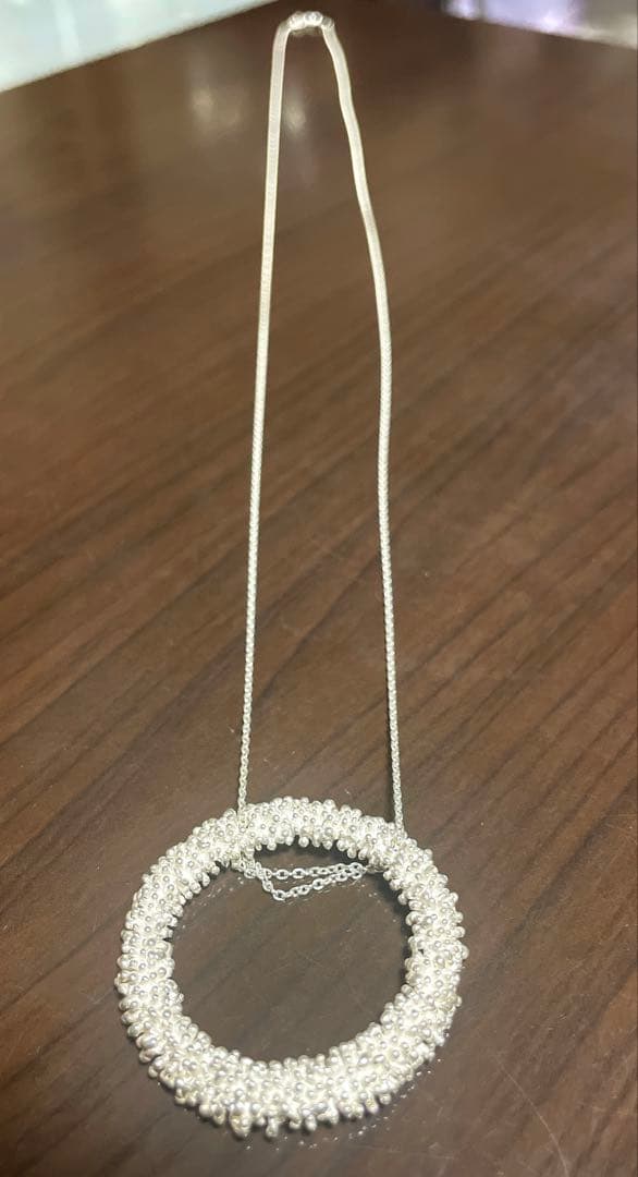 KAORU シルバー ネックレス　スパークル