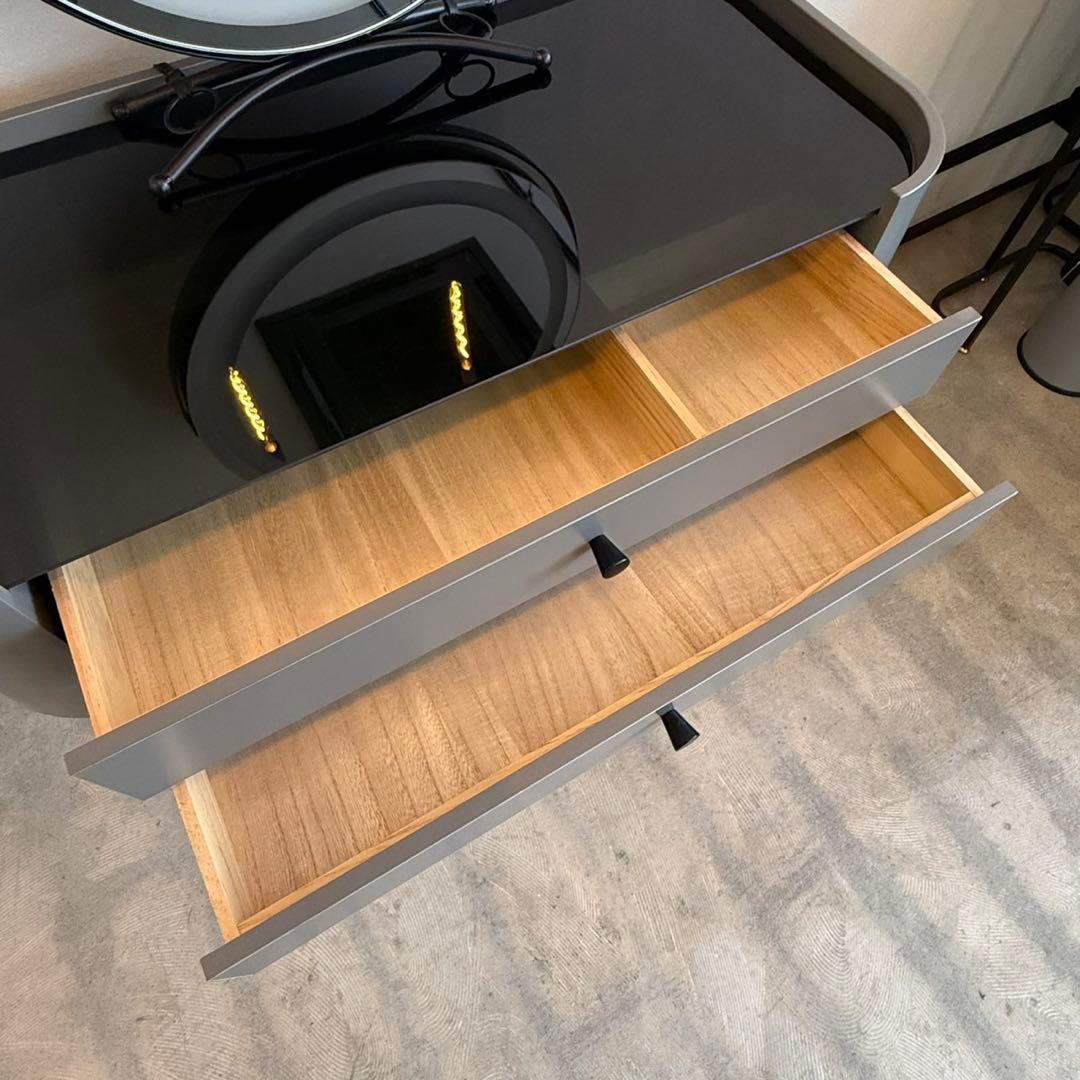 Mさん専用強化ガラス/オシャレドレッサー/LEDミラーは別売り　美容室にも最適