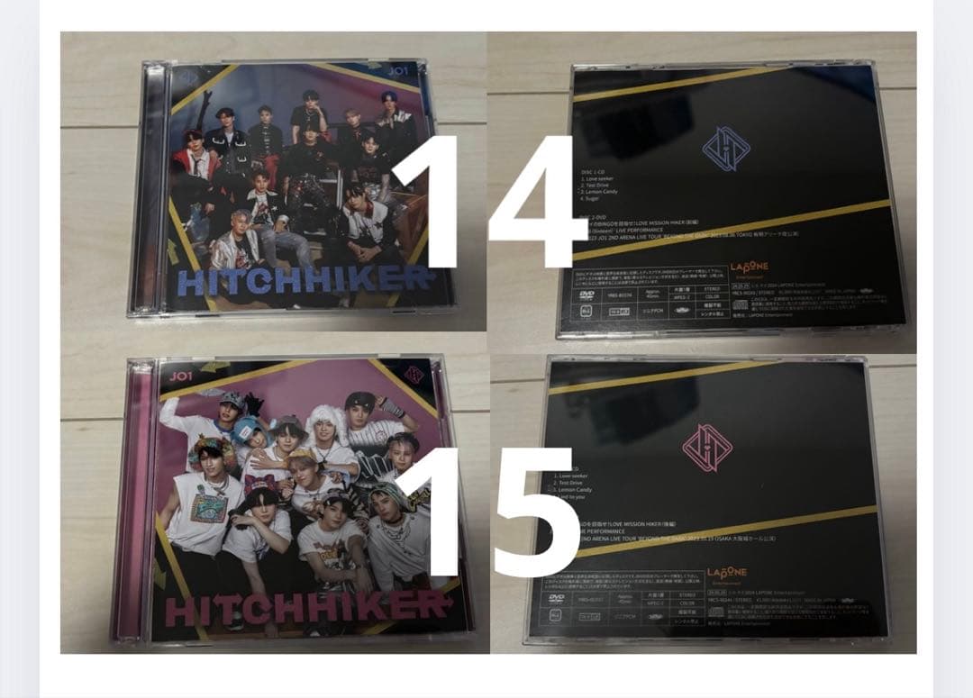 JO1 CD/DVD 特典映像付きもあり