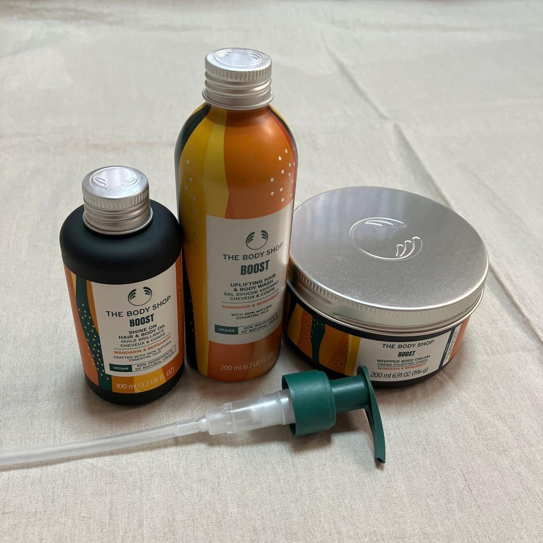 未使用ザボディショップマンダリン＆ベルガモット3点セット