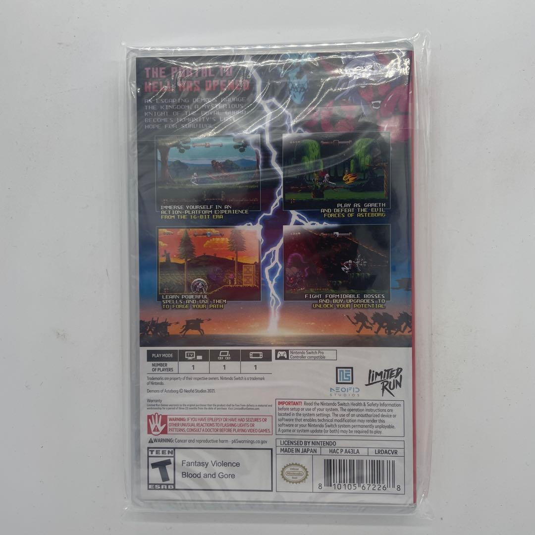 DEMONS ASTEBORG SWITCH デモンズ　アステボルグ　北米版