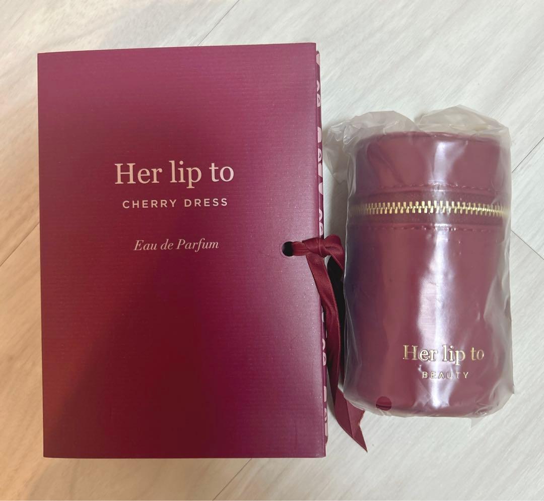 Cherry dress Eau de Parfum　ノベルティチャーム付き香水