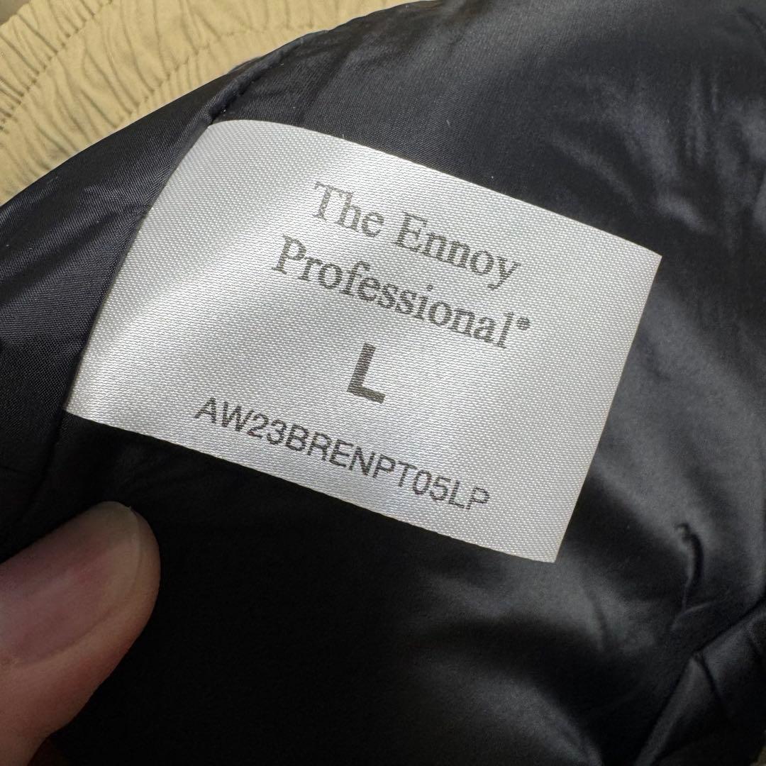 23AW Ennoy エンノイ　NYLON PADDED SET UP ケルプ