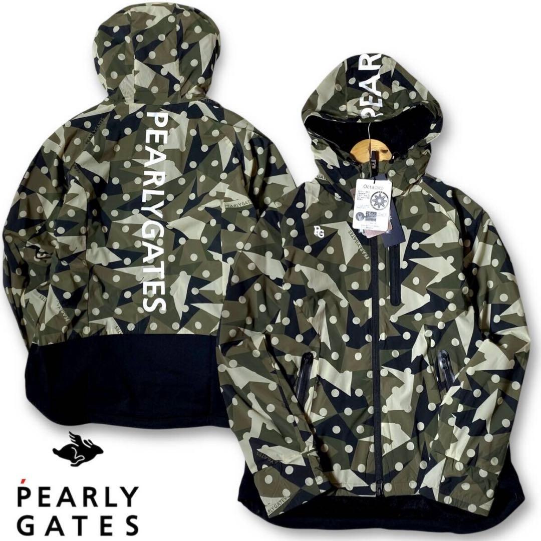 新品 完売5.7万 パーリーゲイツ OCTA フリース 迷彩 カモフラ 1 防風