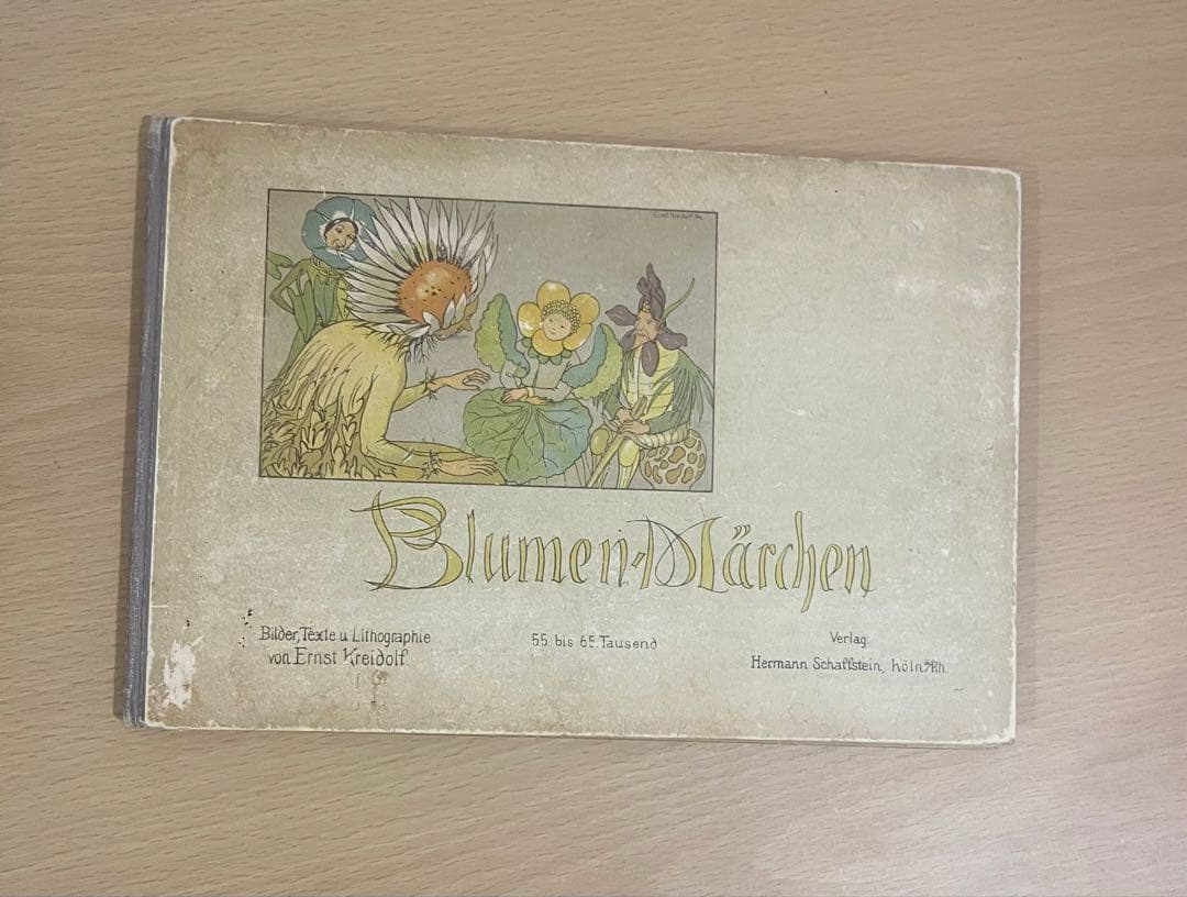 No.324レア 希少 アンティーク 古書 洋書 ドイツ 絵本 ビンテージ