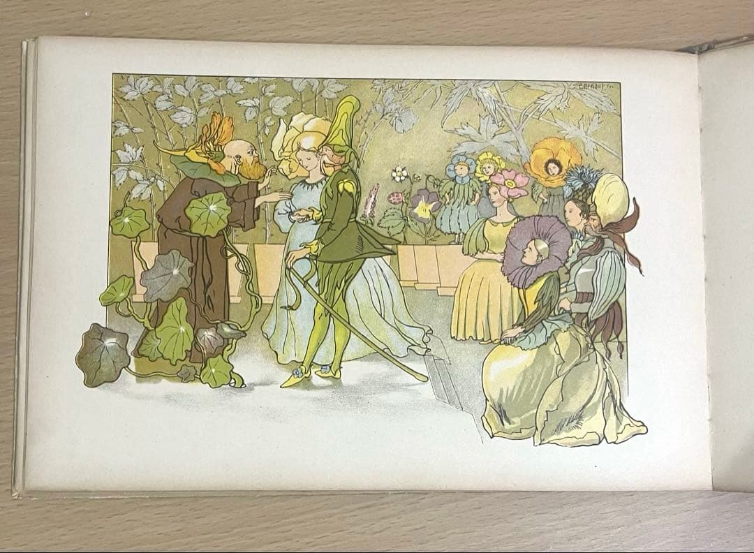 No.324レア 希少 アンティーク 古書 洋書 ドイツ 絵本 ビンテージ