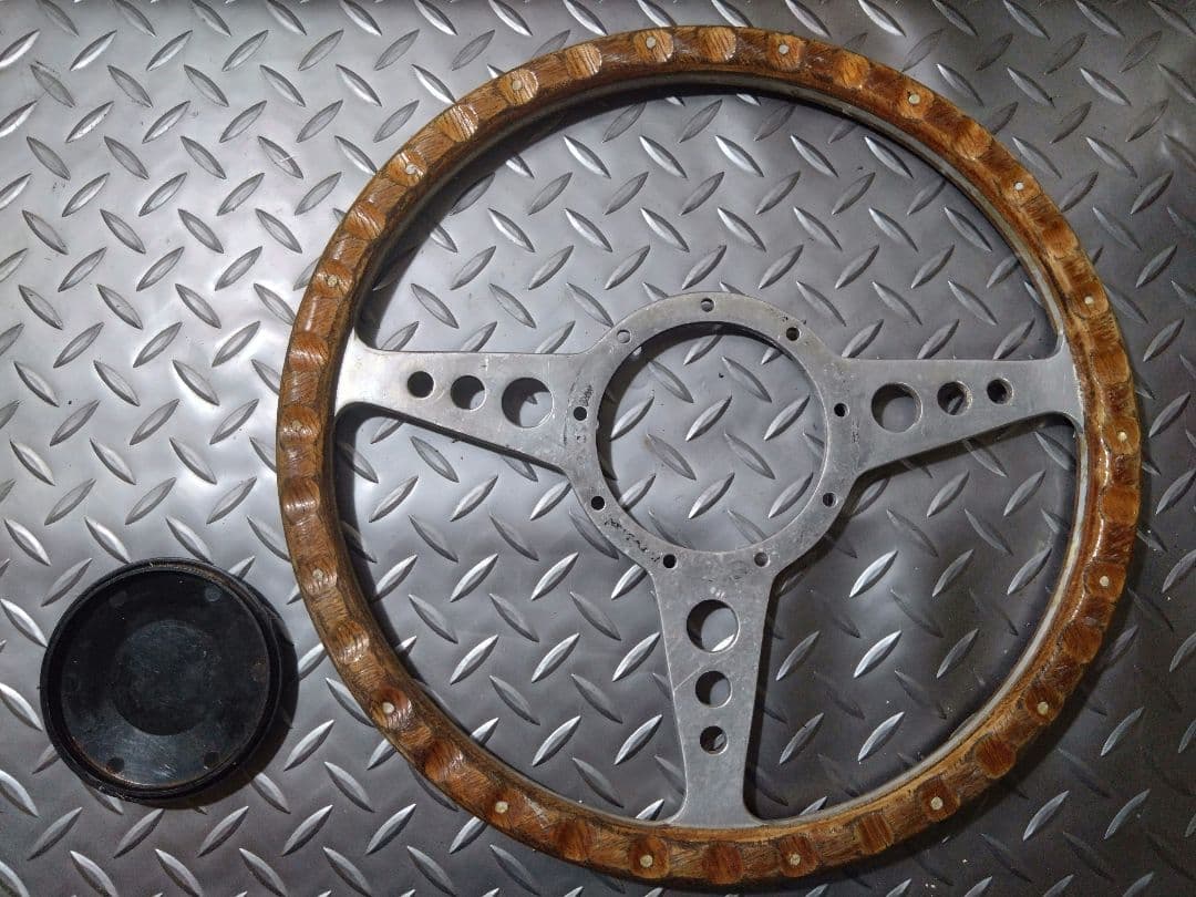 【送料込】モトリタ　MOTO-LITA 英国　ステアリング　330mm