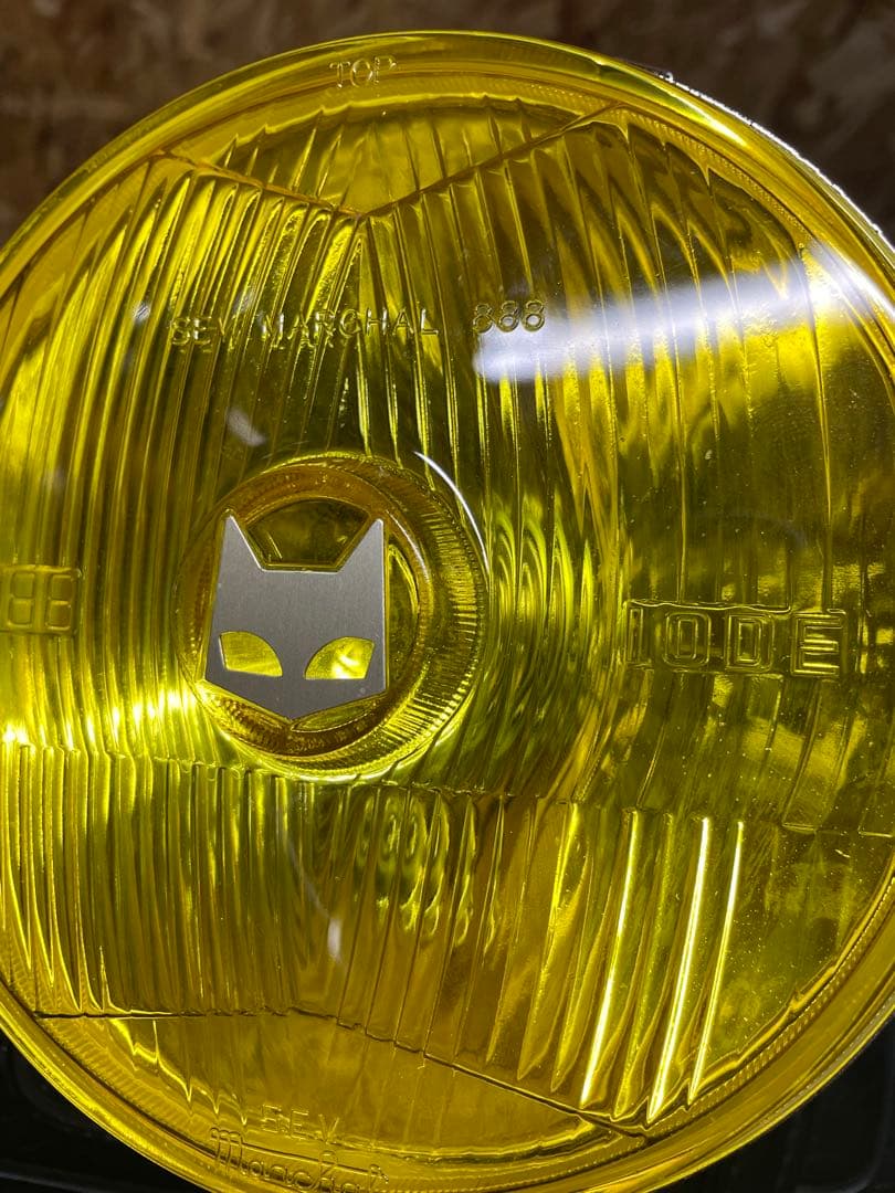 マーシャル 888 160パイ　レンズ 単品 イエロー160ミリ　ヘッドライト