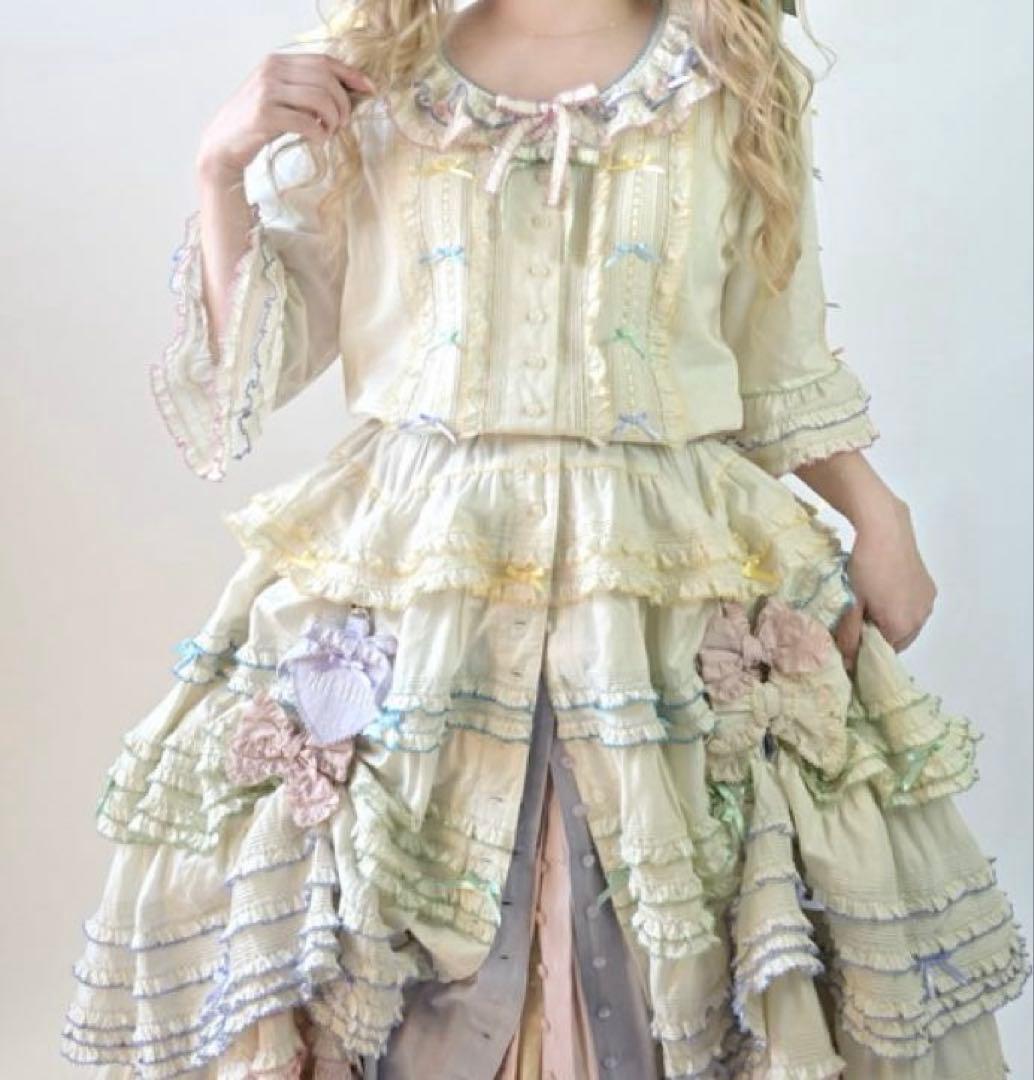 ピンクハウス 阪神限定 ワンピース アイボリー マルチ　PINK HOUSE