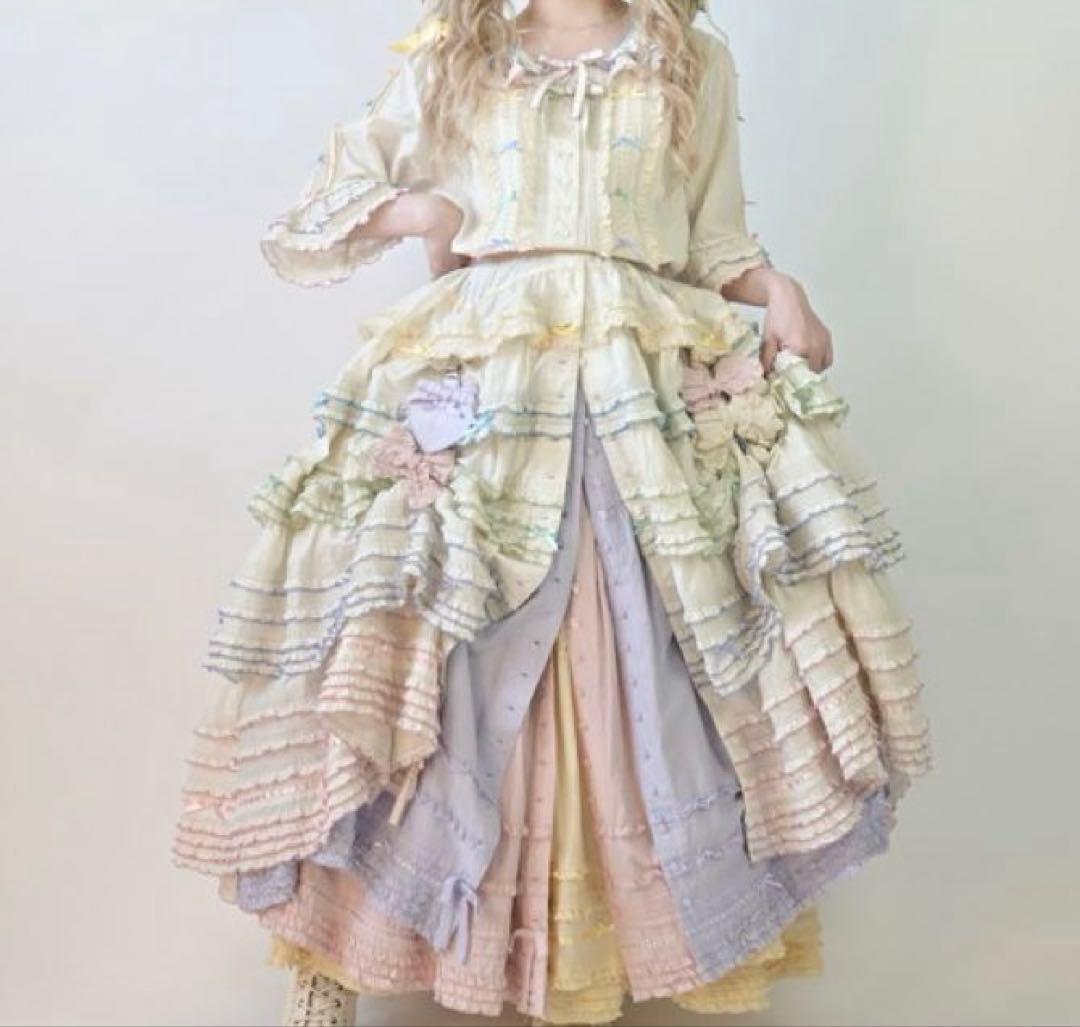 ピンクハウス 阪神限定 ワンピース アイボリー マルチ　PINK HOUSE